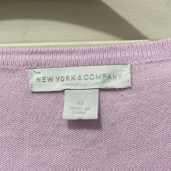 New York Company Women’s Ruffle Detail 3/4 Sleeve Cardigan EUC - Picture 3 of 4